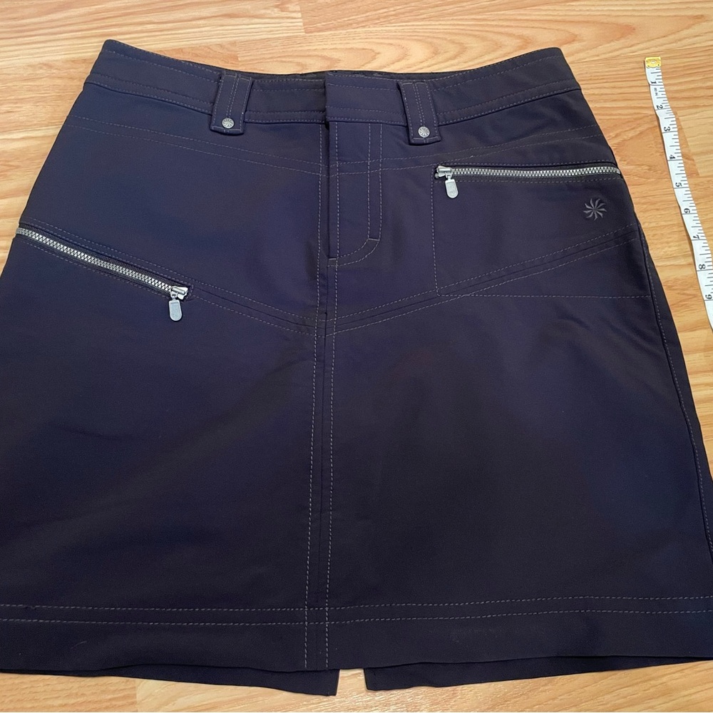 Athleta Charcoal Skirt with Drawstring